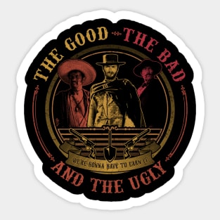 The Good, The Bad & The Ugly - Iconic Sticker